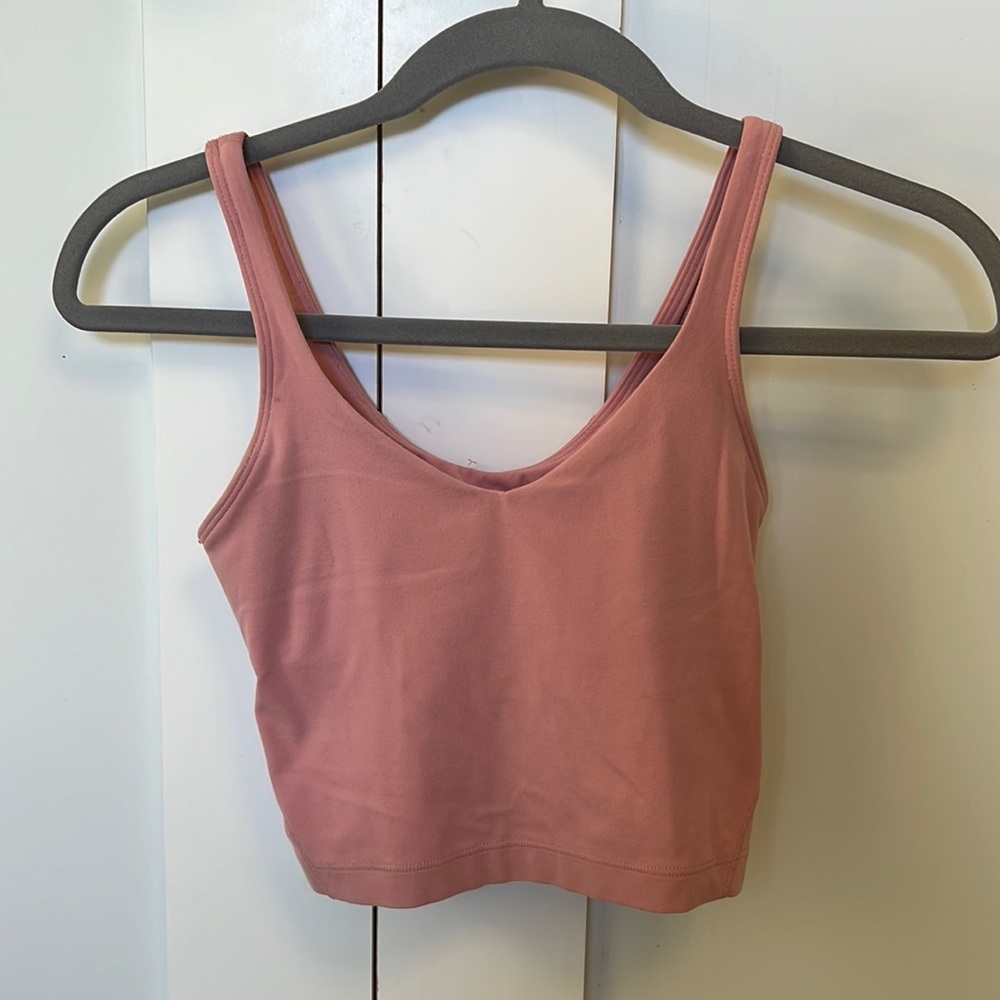 Lululemon align tank gently worn. Very slight pulling at top